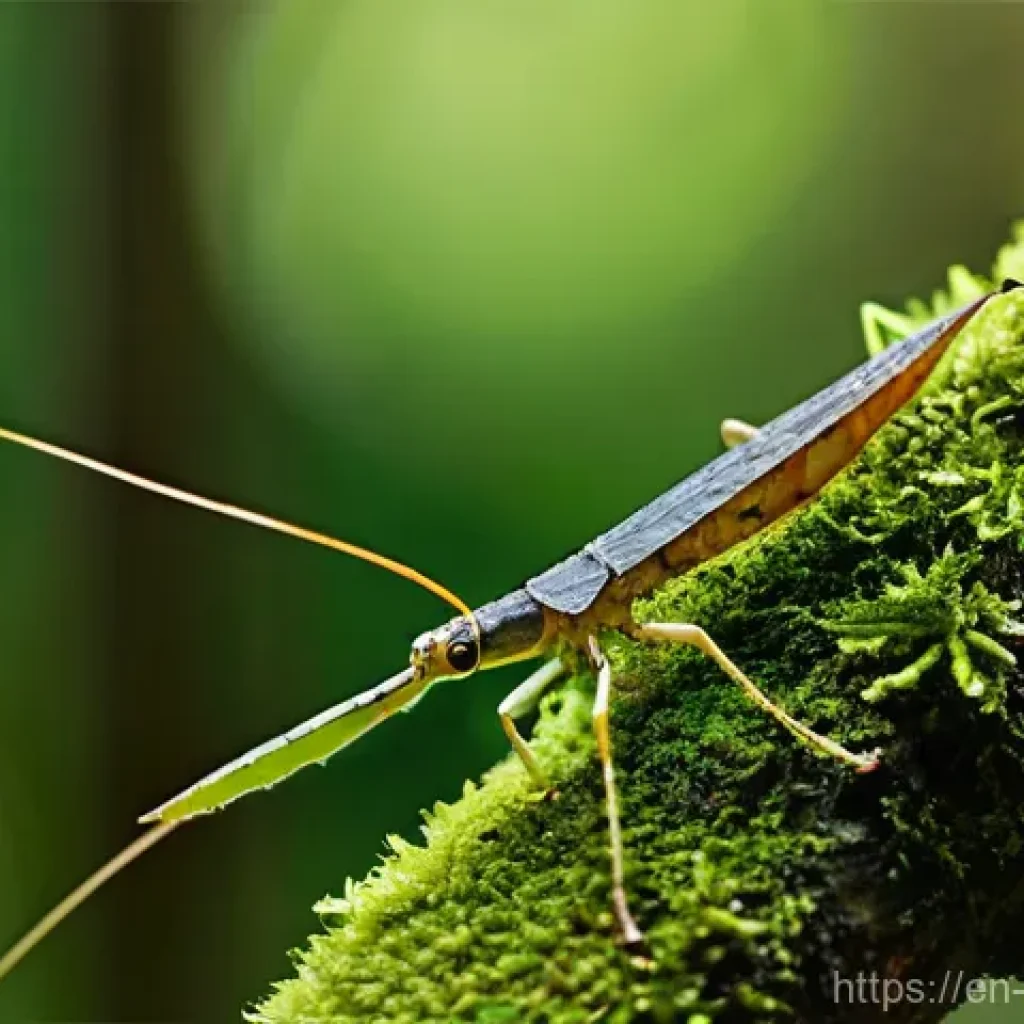 곤충 관련 유명 일화 - **Prompt: Master of Disguise: Stick Insect Mimicry**
    "A hyper-realistic, macro photograph of a s...
